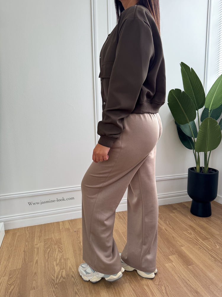 Jogger Fluide Taupe