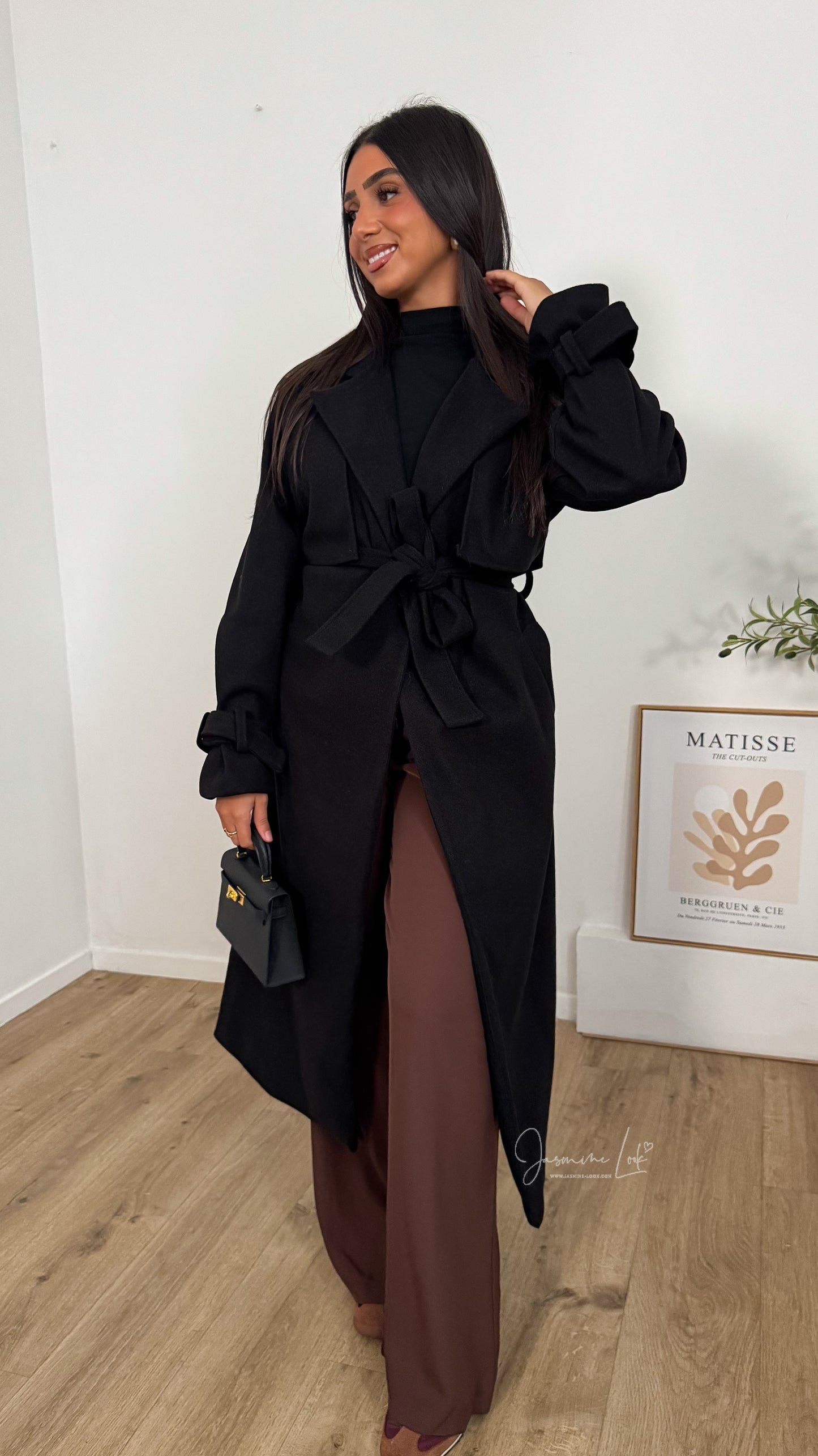 Manteau trench |Noir