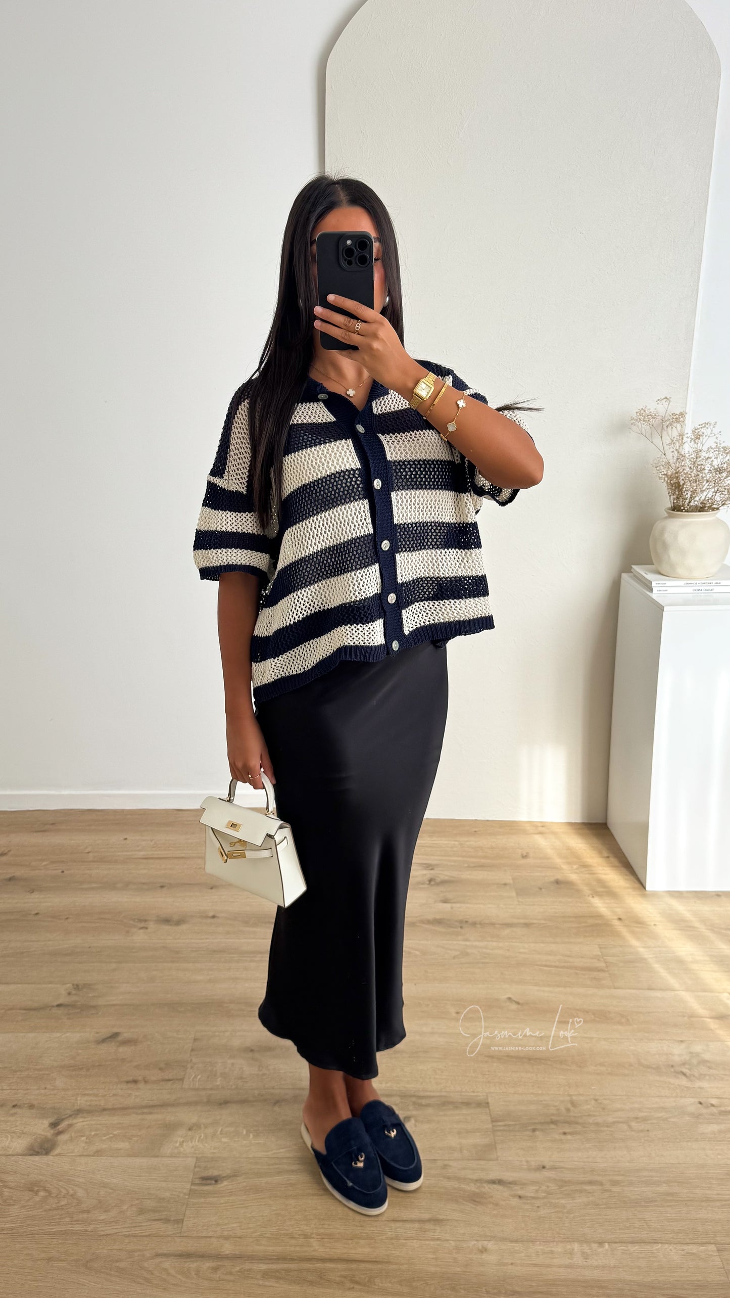 Gilet crochet | Marine