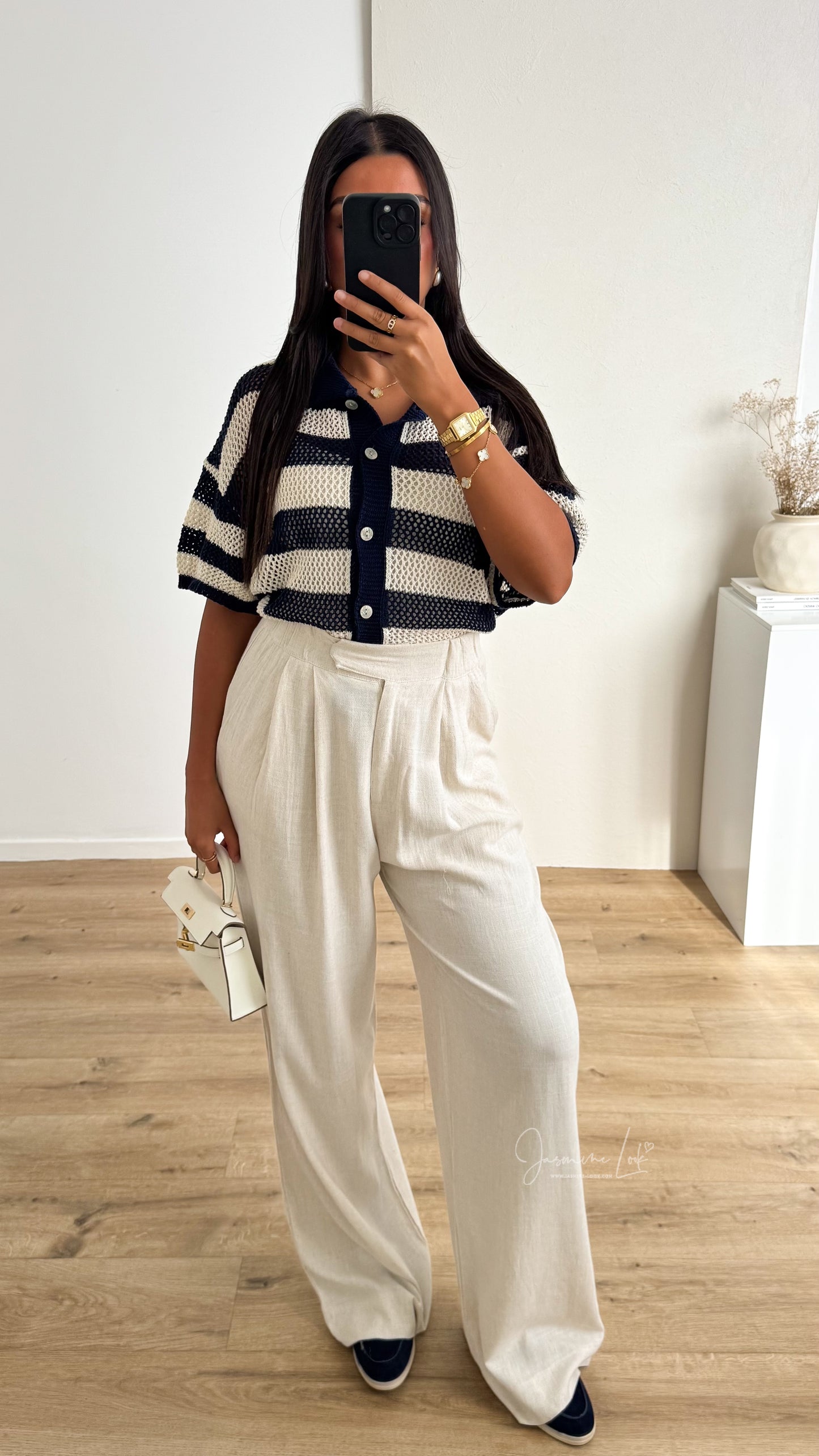 Gilet crochet | Marine