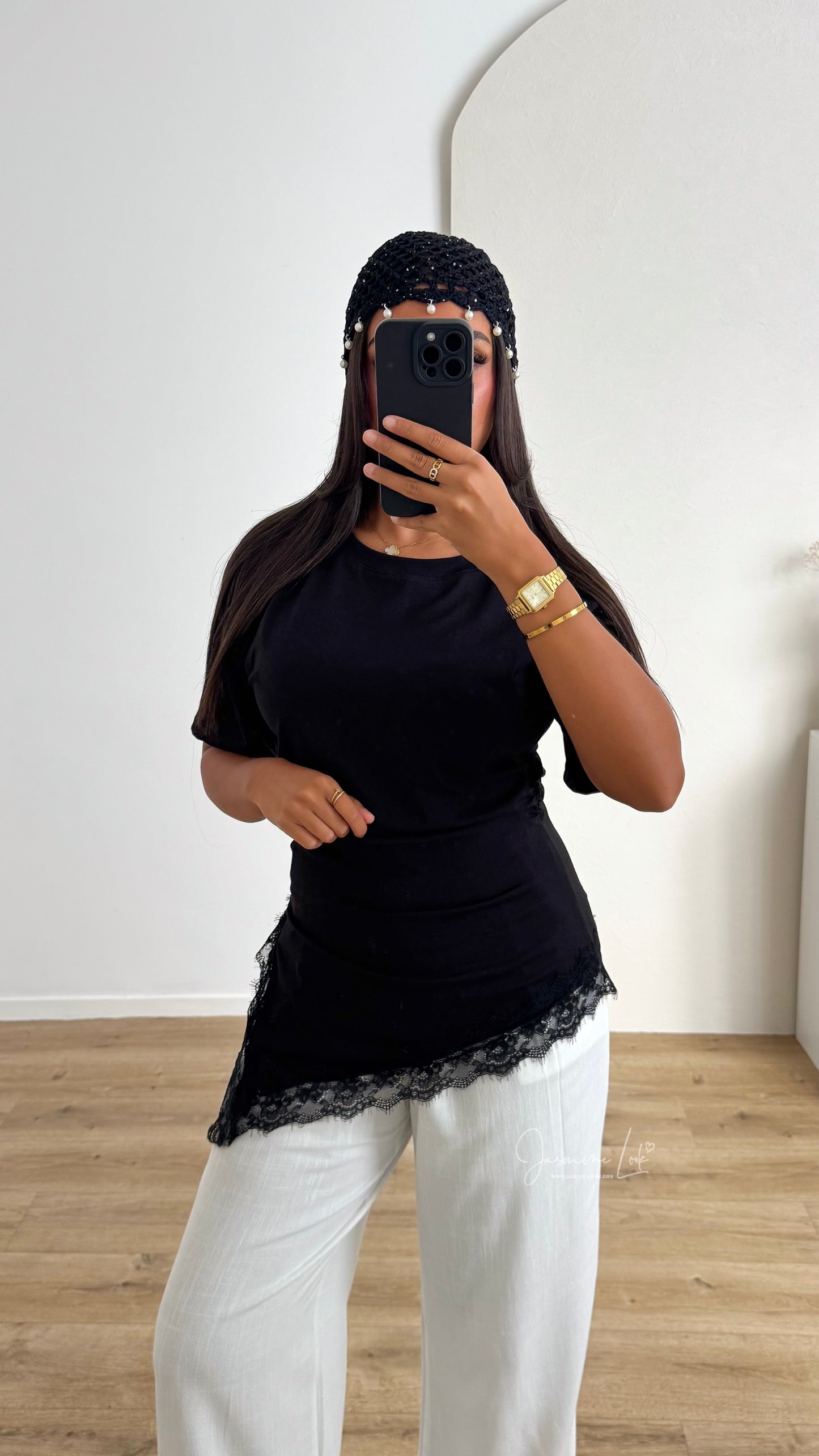 Bonnet Crochet et Perle