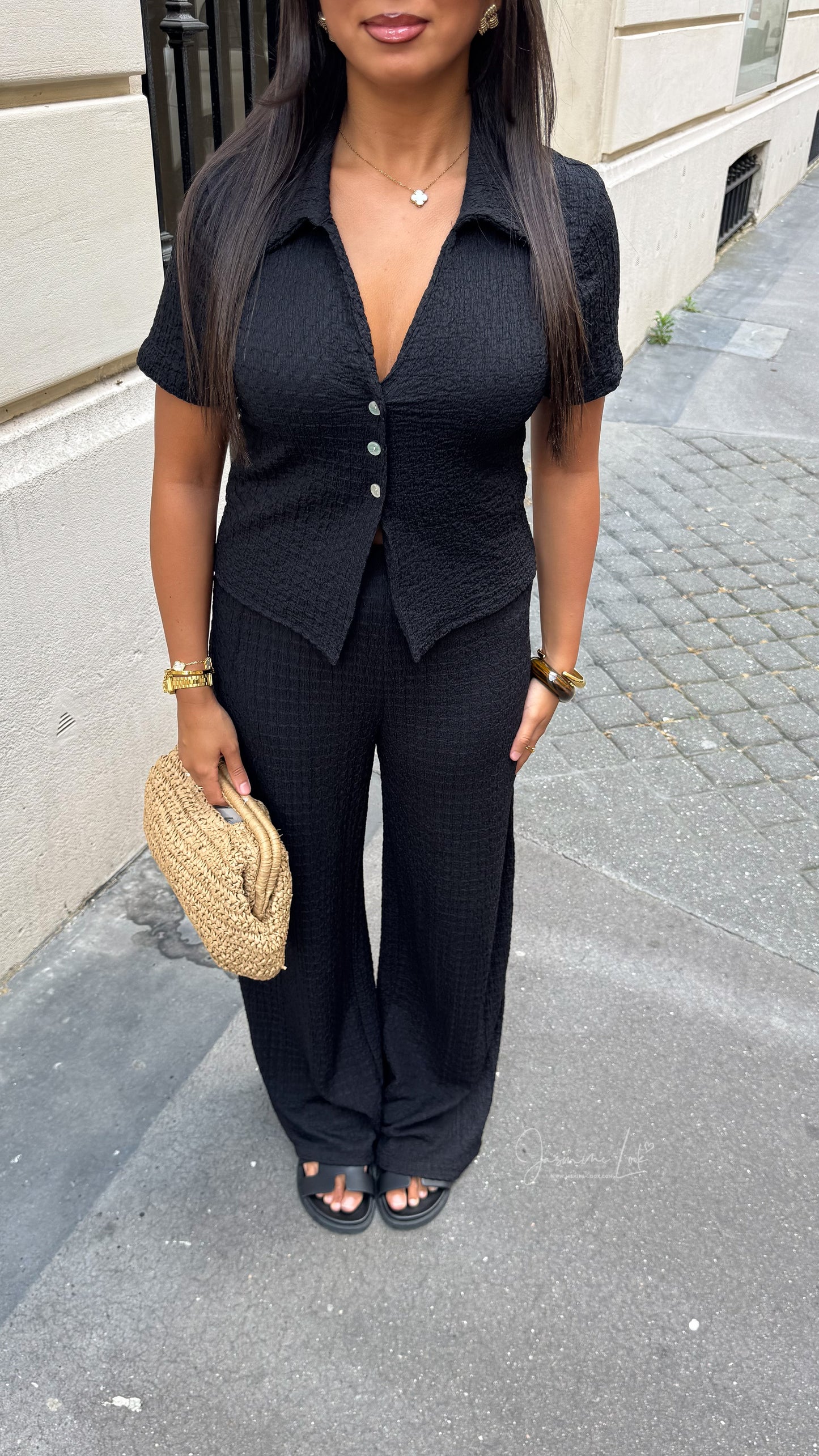 Ensemble Gaufrette | 2 coloris