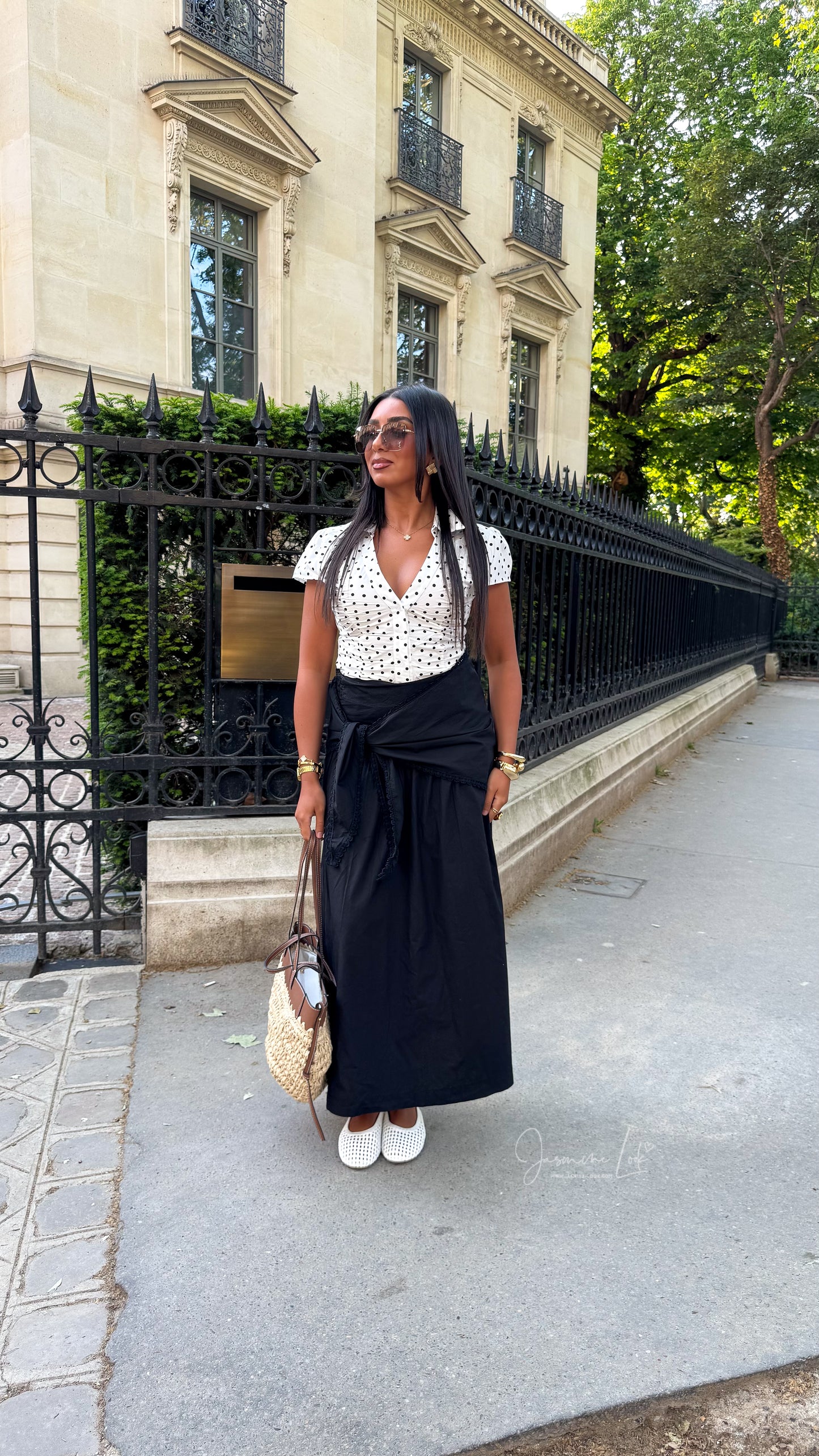 Jupe Foulard | Noir