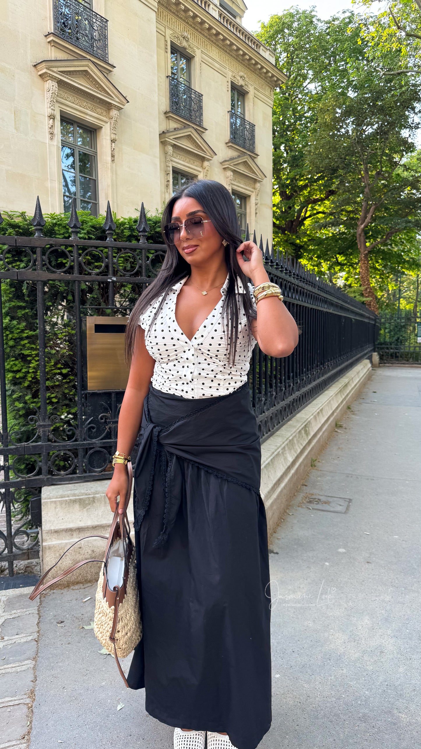Jupe Foulard | Noir