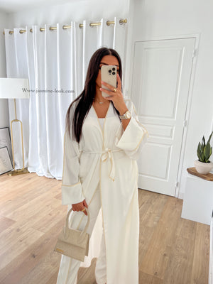 Kimono Golden white