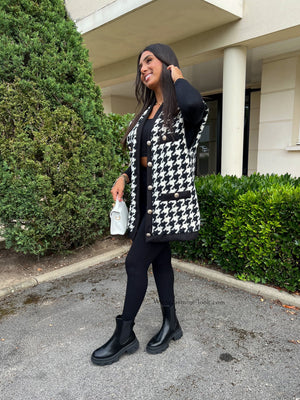 Veste Vichy black