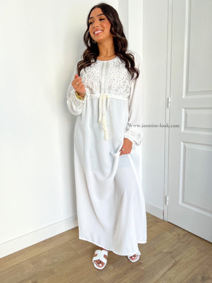 Robe Marwa blanche