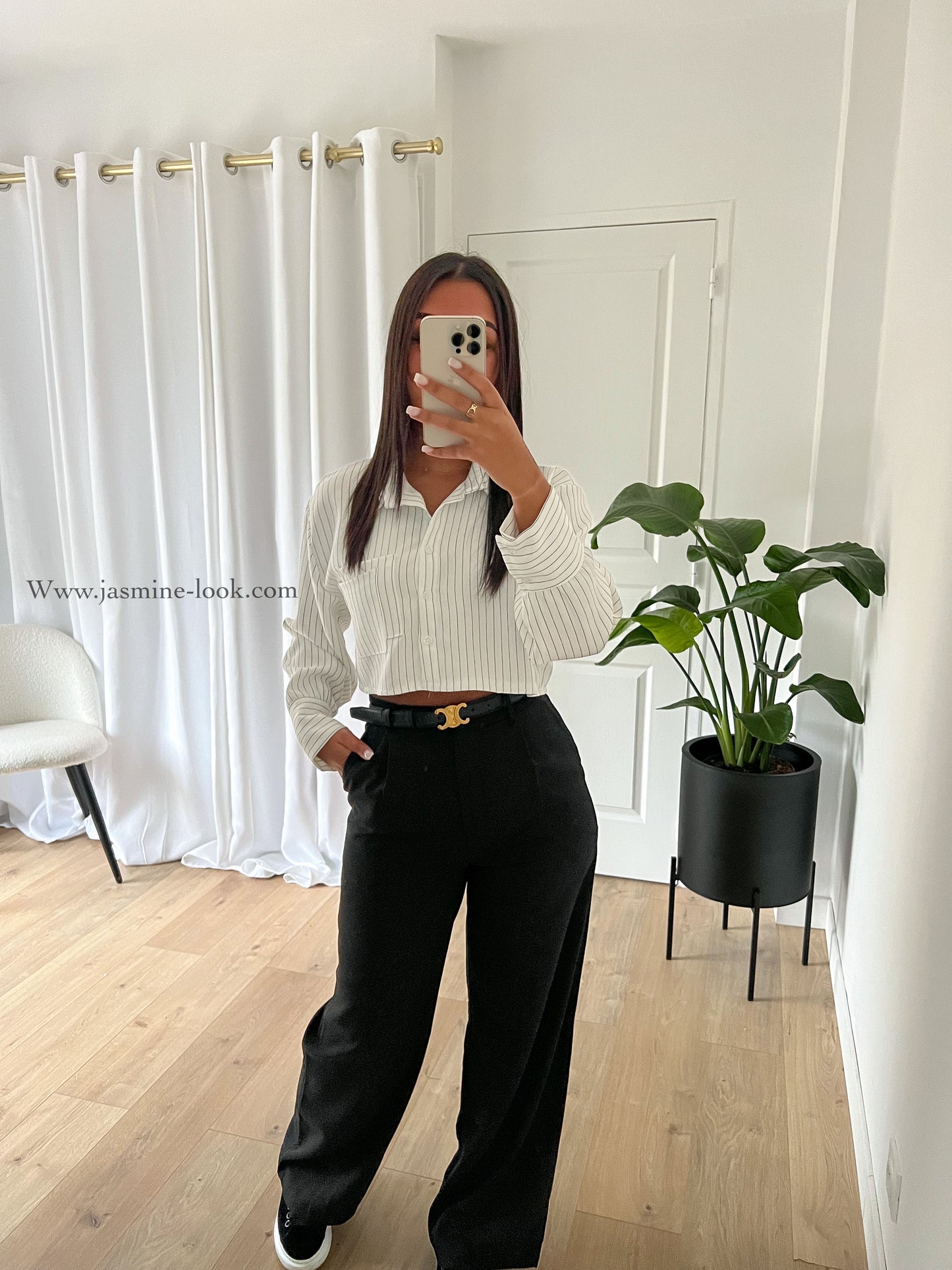 Black Pleated Pants