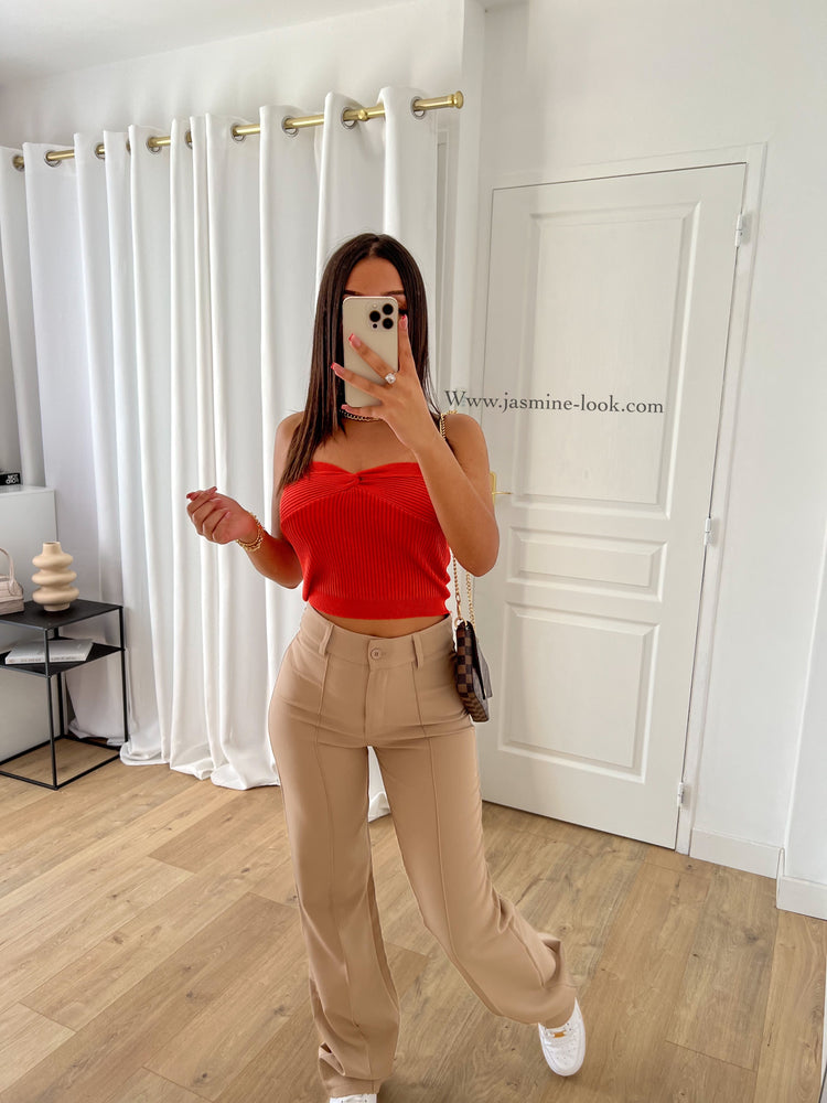 Bustier Woly corail
