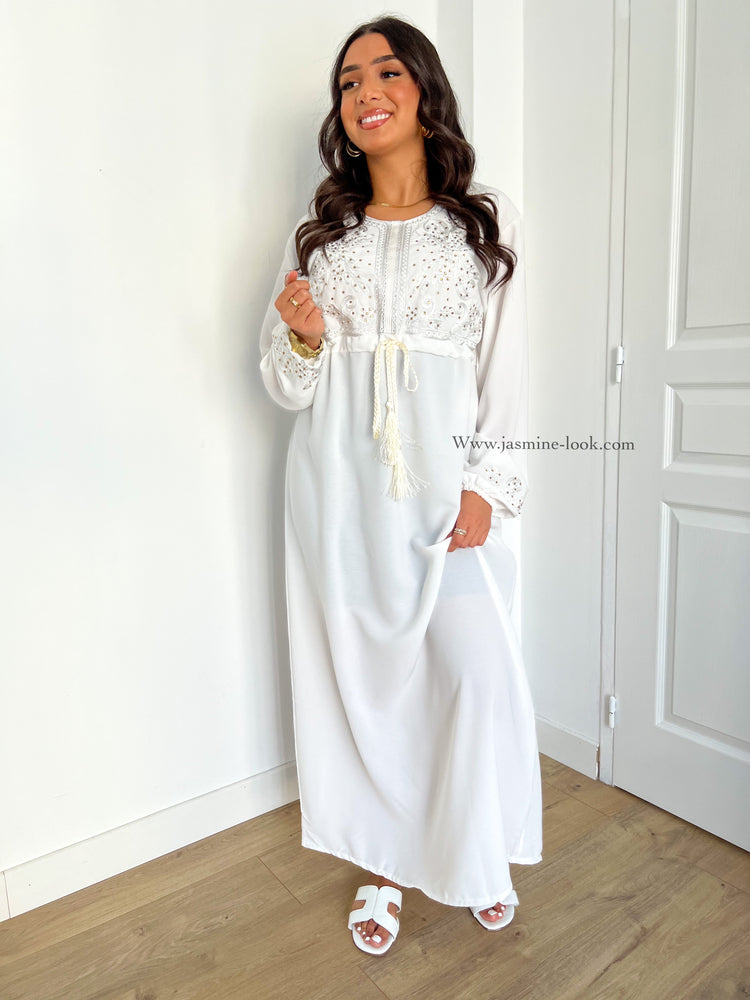 Robe Marwa blanche