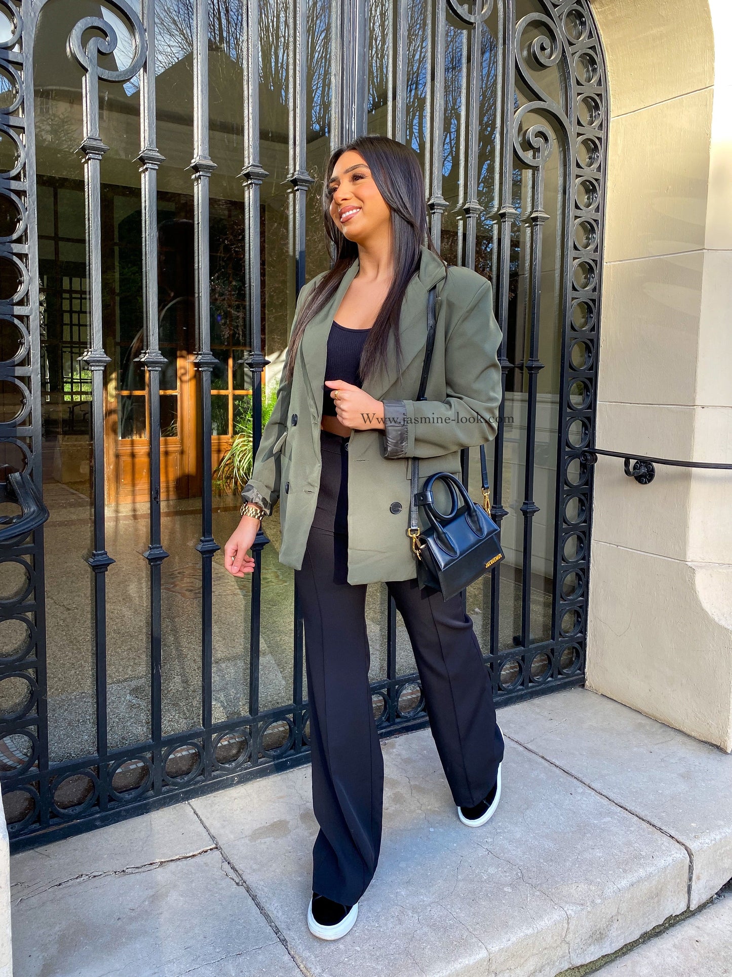 Khaki green blazer