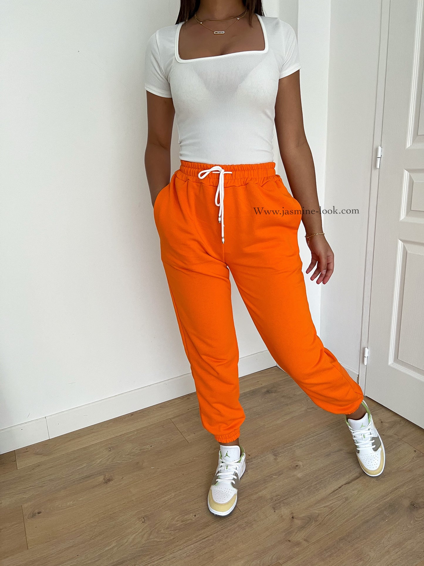 Orange jogger