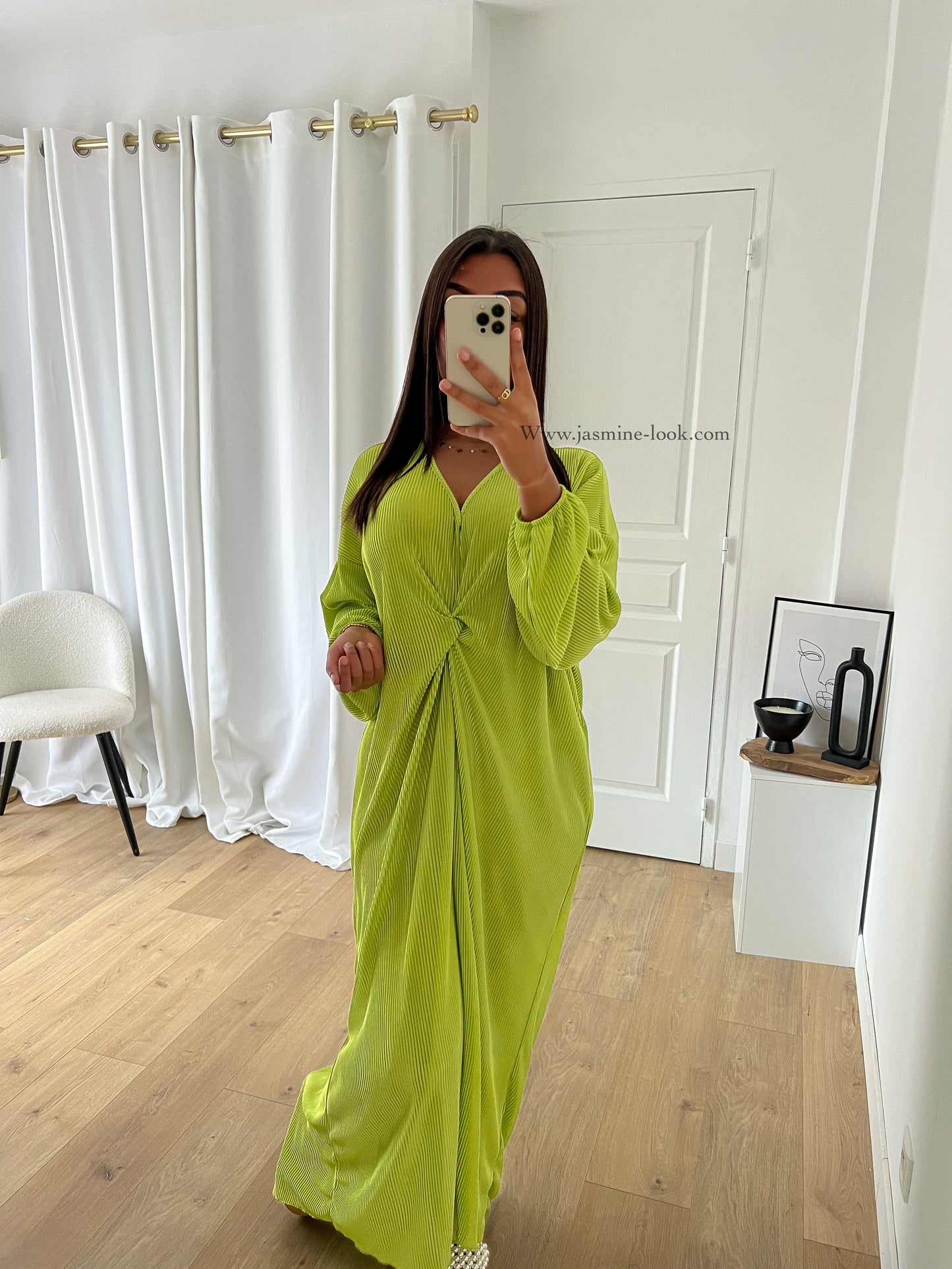 Neya anise green dress