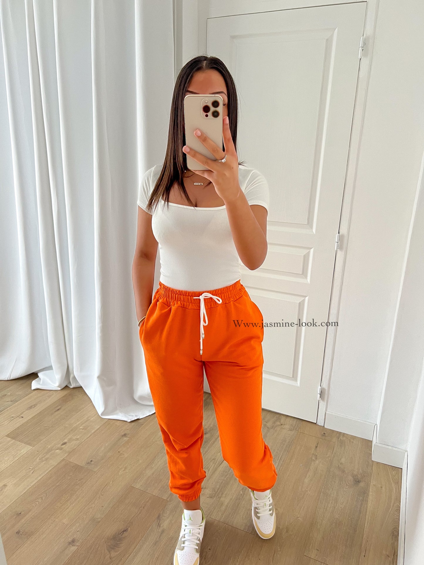 Orange jogger