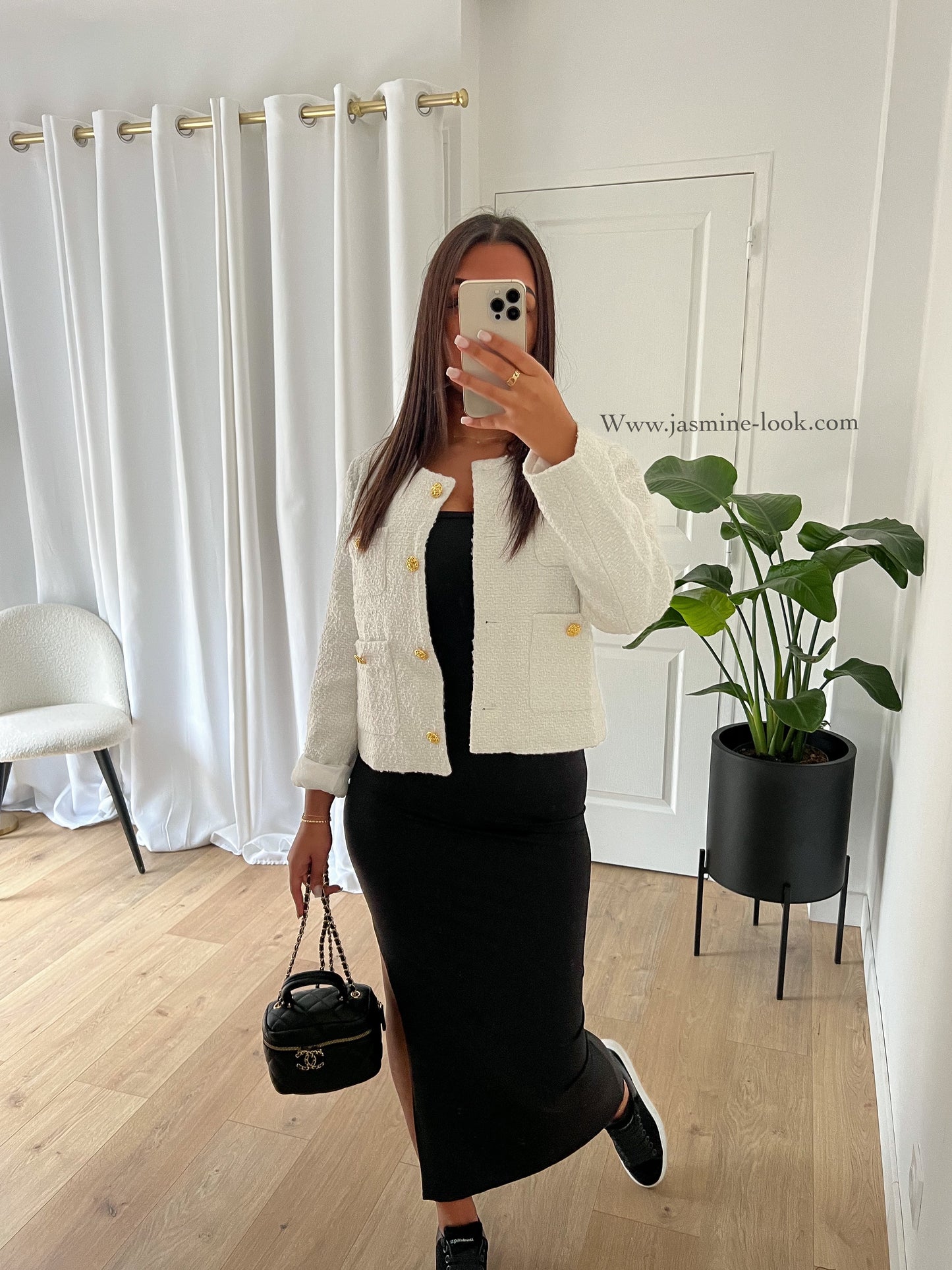 Off-white Chacha Tweed Blazer