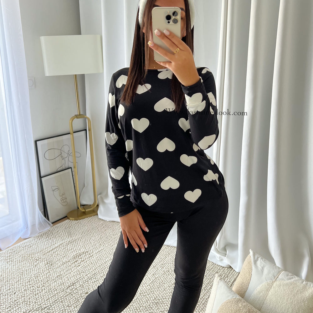 Heart pajamas
