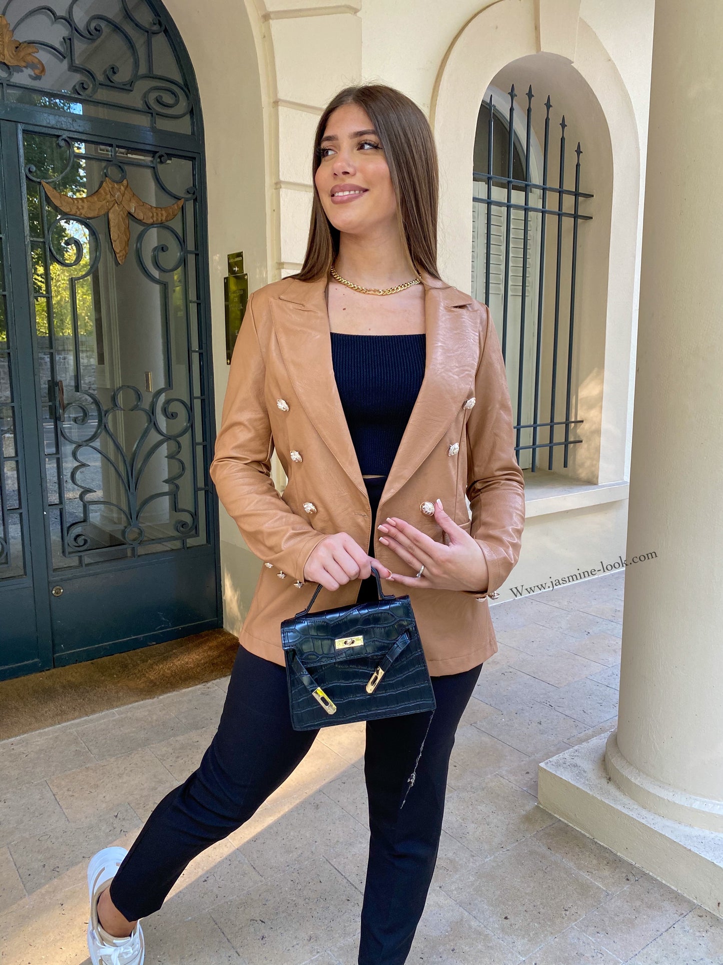 Balma Faux Camel Blazer