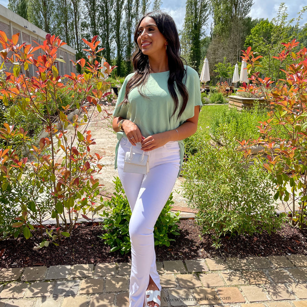 Fenty white slim jeans