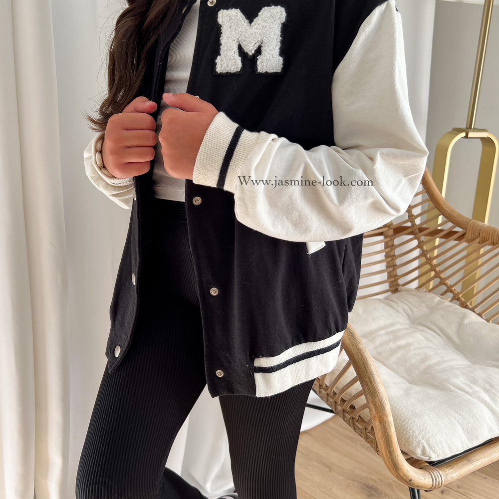 Veste University Noire Kids