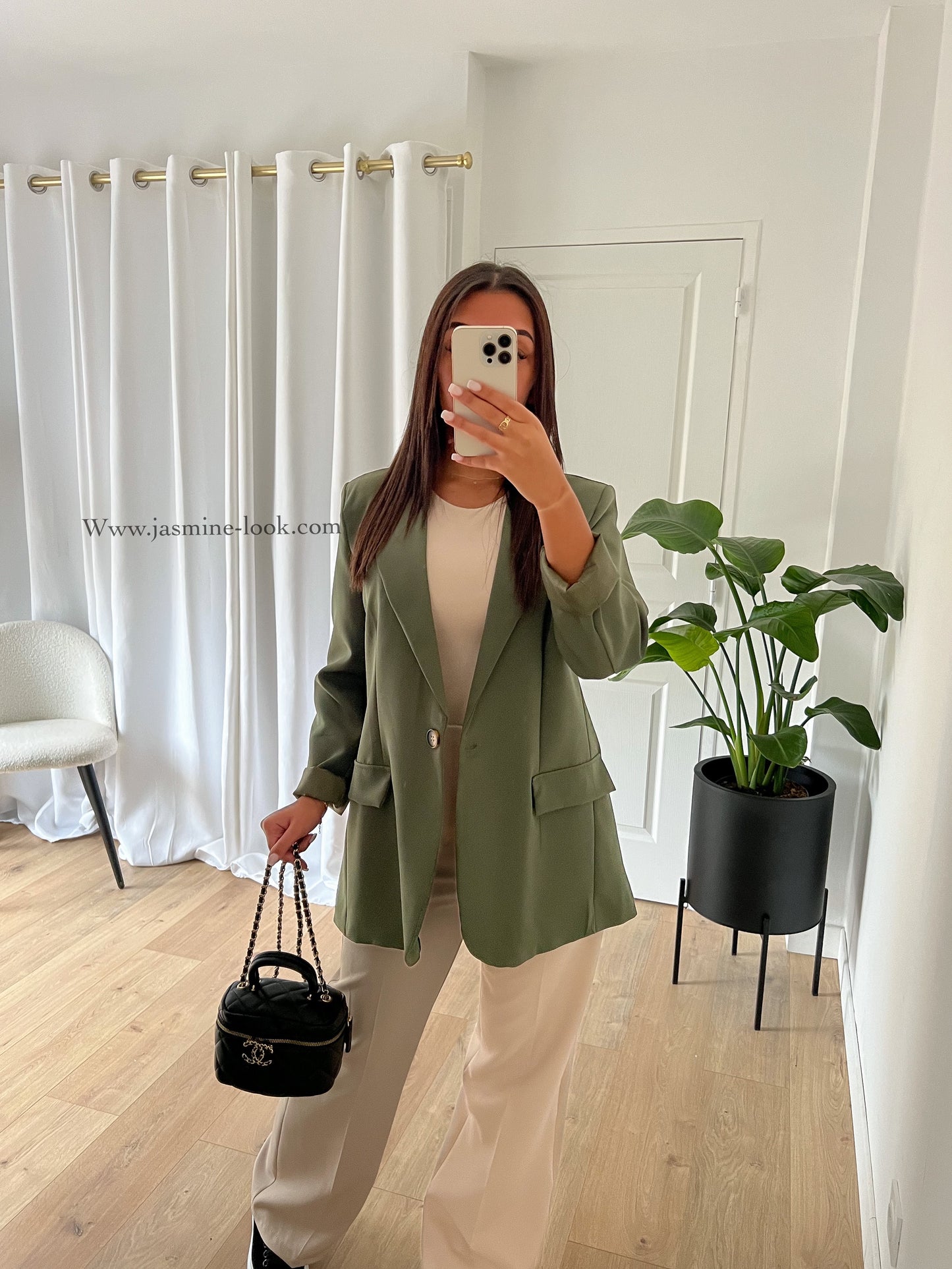 Oversized Khaki Blazer