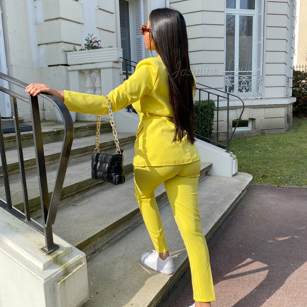 Tailleur Besty jaune