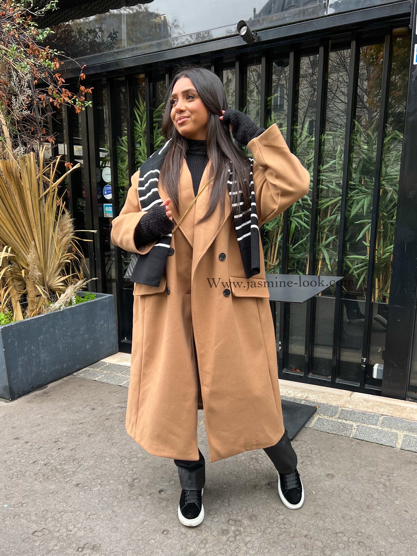 Loose Camel Coat