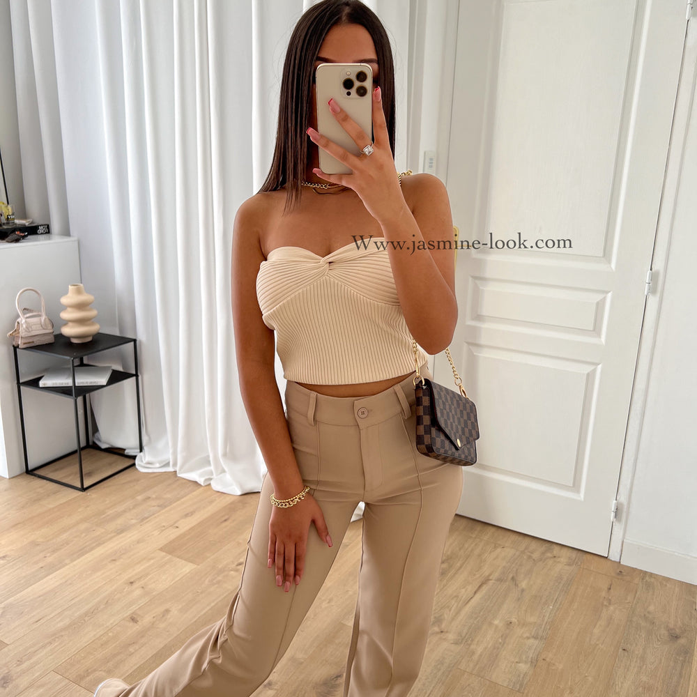 Bustier Woly beige