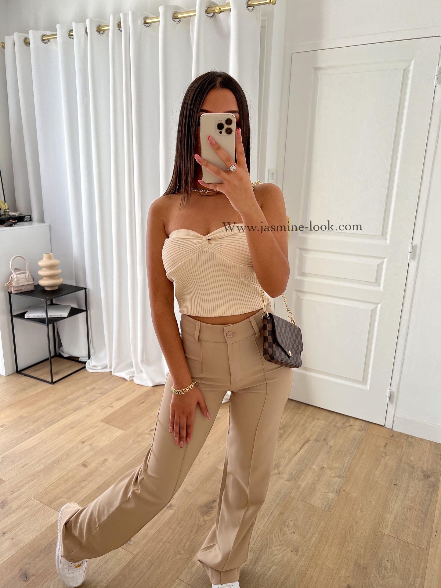 Woly beige bustier