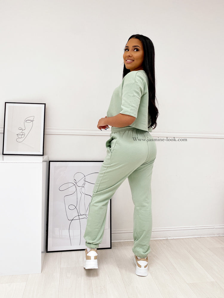 Crop top Jogger Green