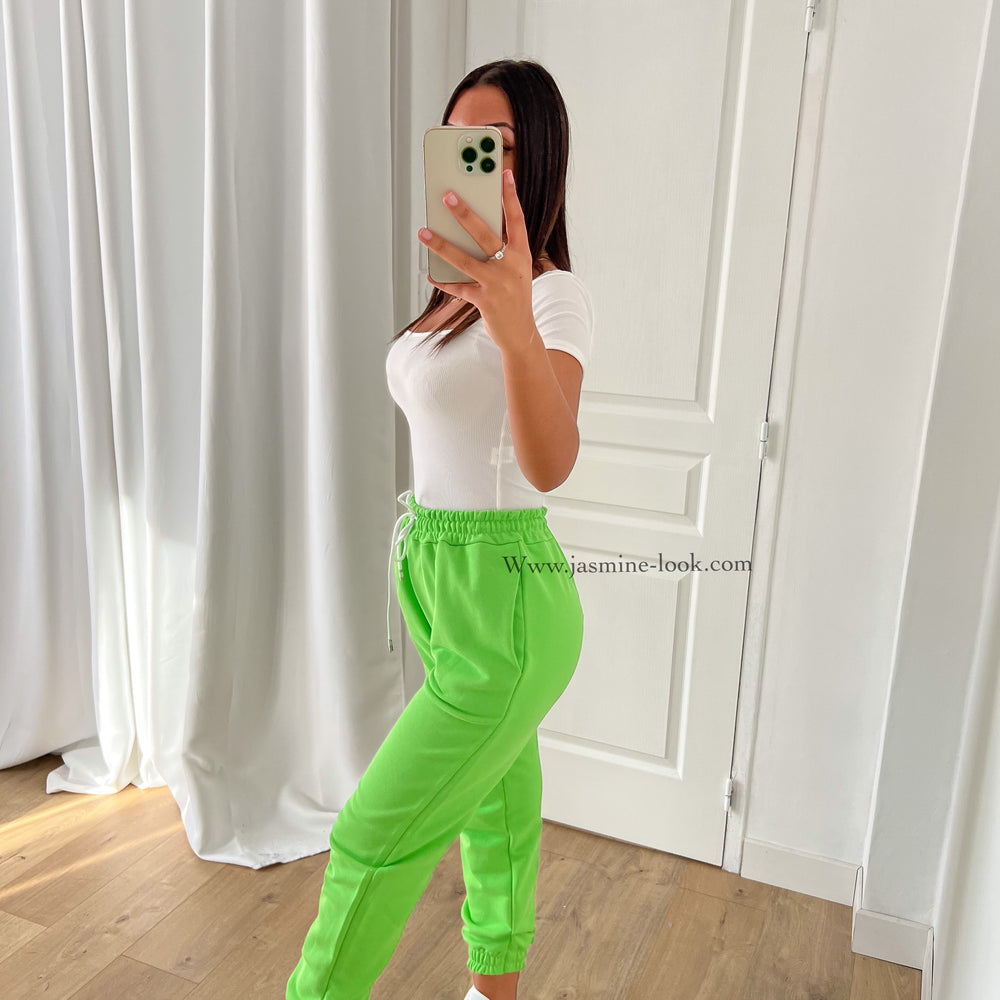Jogger vert pomme